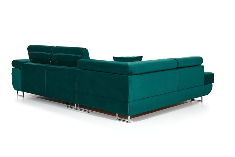 Bobis Sovesofa med Sjeselong Venstre - Grønn - Møbler - Sofaer - Sovesofaer - Langsgående sovesofa