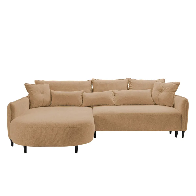 Bornalle 3-seters sovesofa med divan, beige