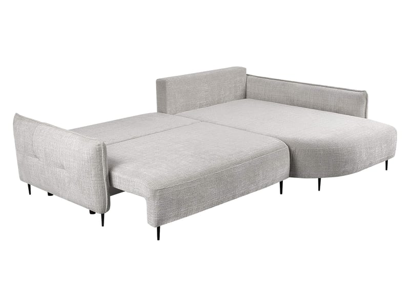 Bornalle 3-seters sovesofa med divan - Glow 12 (turkis) - Møbler - Sofaer - Sovesofaer - Hjørnesovesofa