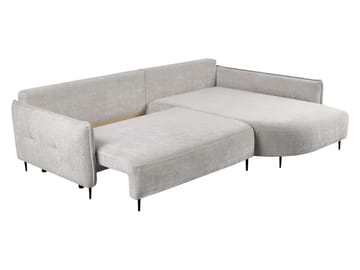 Bornalle 3-seters sovesofa med divan - Glow 12 (turkis) - Møbler - Sofaer - Sovesofaer - Hjørnesovesofa