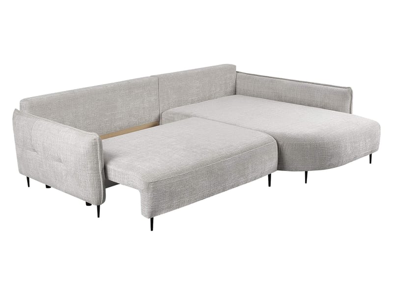 Bornalle 3-seters sovesofa med divan - Glow 12 (turkis) - Møbler - Sofaer - Sovesofaer - Hjørnesovesofa