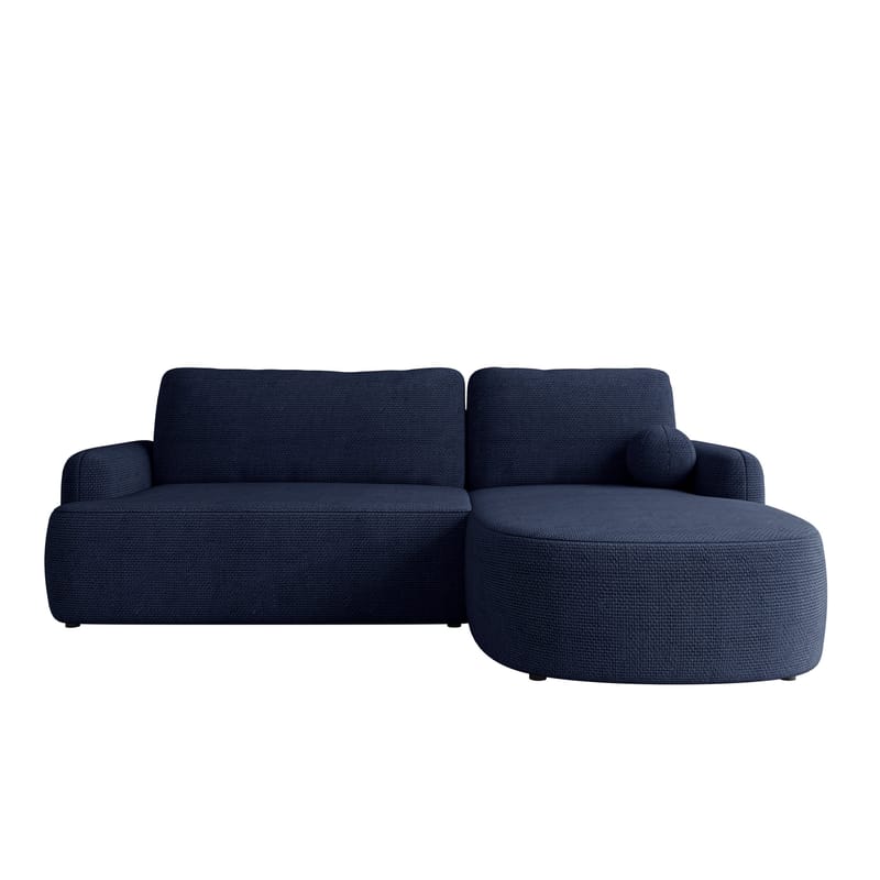 Branrel 3-seters sofa med divan - blå - Møbler - Sofaer - Sovesofaer - Langsgående sovesofa