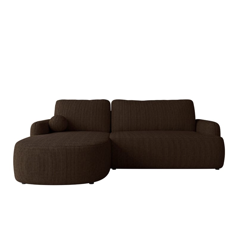 Branrel 3-seters sofa med divan - brun - Møbler - Sofaer - Sovesofaer - Hjørnesovesofa