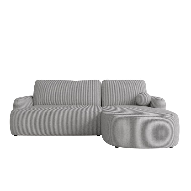Branrel 3-seters sofa med divan, grå