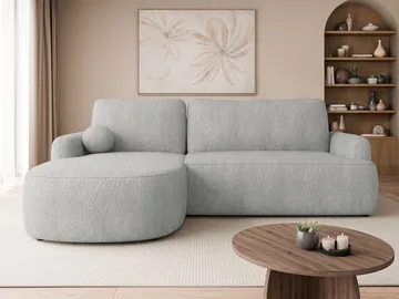 Branrel 3-seters sofa med divan - grå - Møbler - Sofaer - Sovesofaer - Hjørnesovesofa