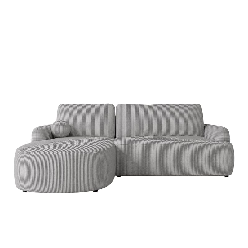 Branrel 3-seters sofa med divan - grå - Møbler - Sofaer - Sovesofaer - Hjørnesovesofa