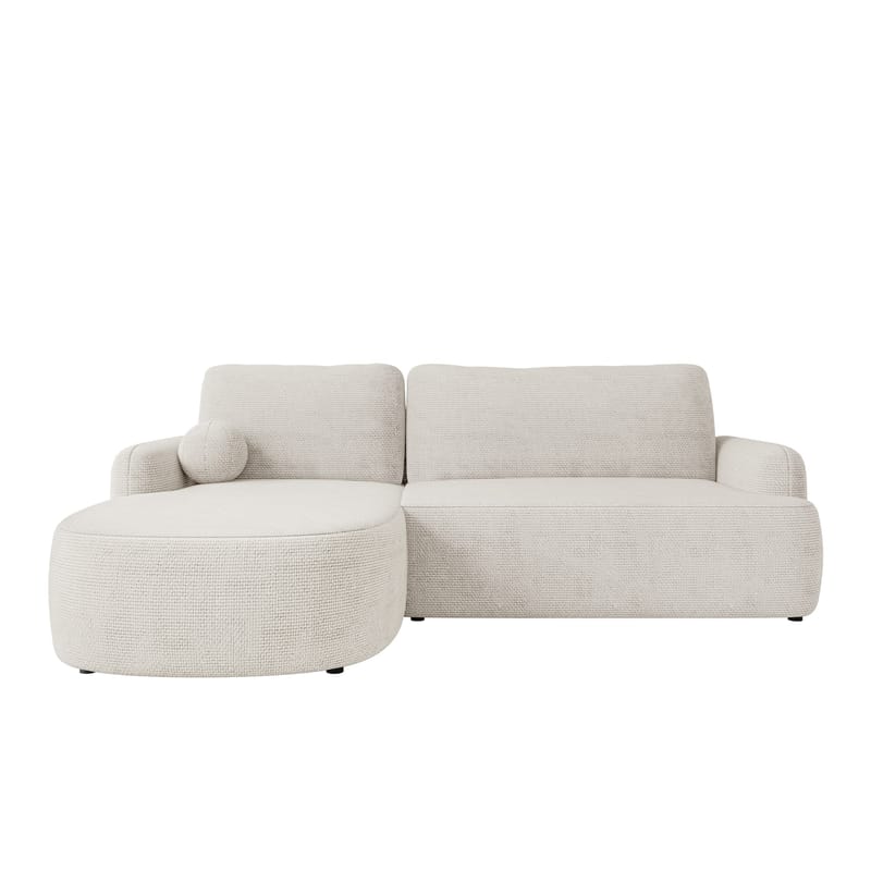 Branrel 3-seters sofa med divan, hvit