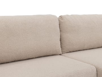 Branrel 3-seters sofa med divan - hvit - Møbler - Sofaer - Sovesofaer - Hjørnesovesofa