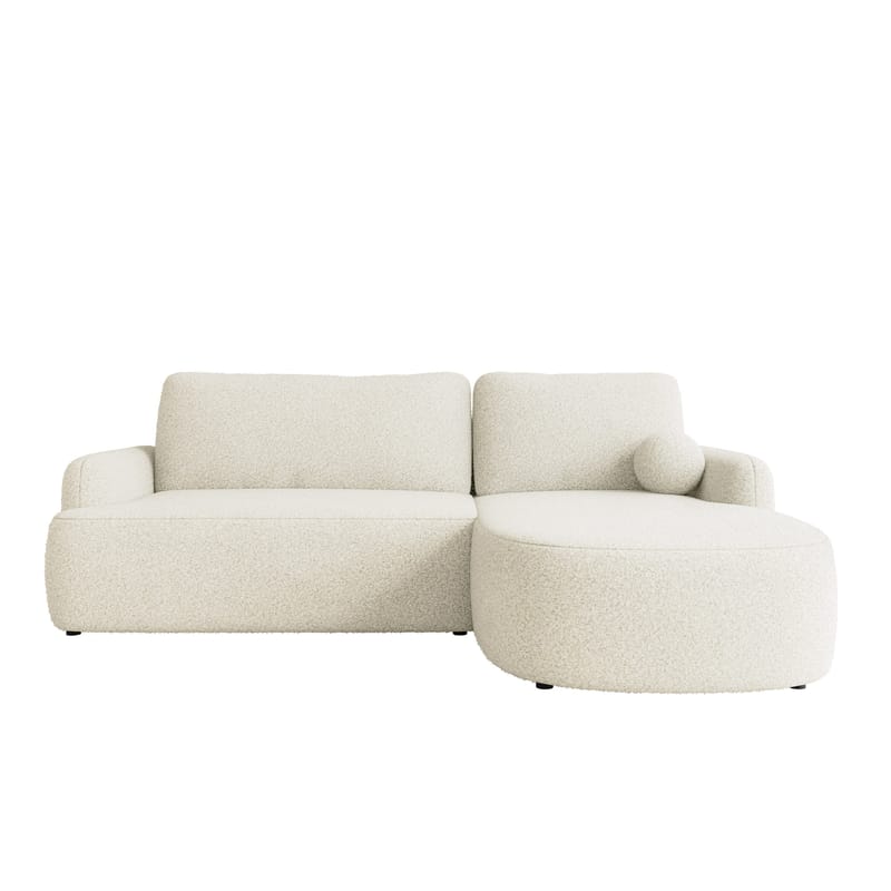 Branrel 3-seters sofa med divan, hvit
