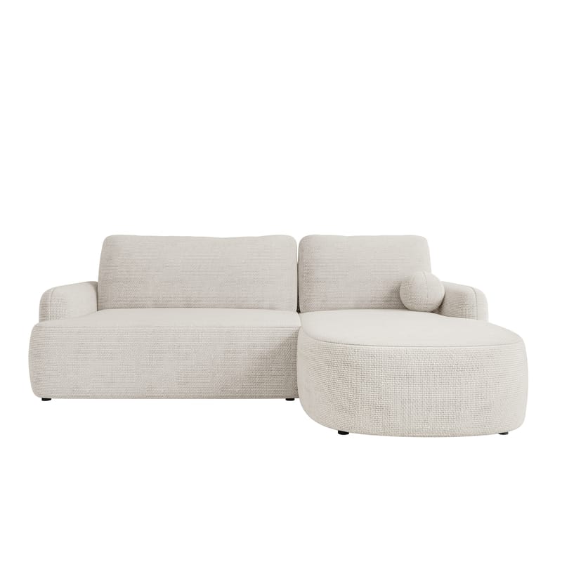 Branrel 3-seters sofa med divan, hvit