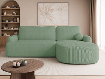 Branrel 3-seters sofa med divan - mint - Møbler - Sofaer - Sovesofaer - Sovesofa divan