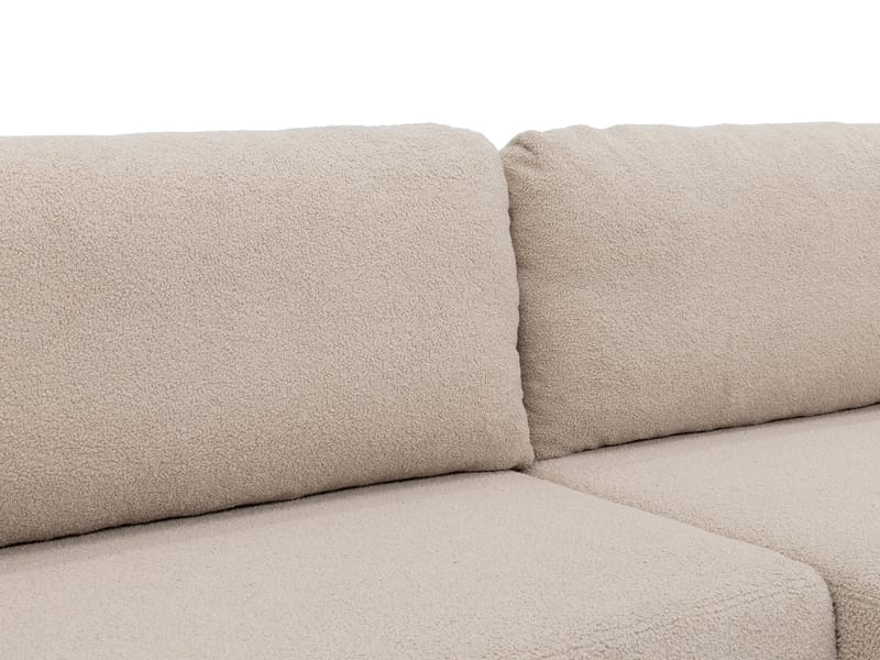 Branrel 3-seters sofa med divan - rosa - Møbler - Sofaer - Sovesofaer - Hjørnesovesofa