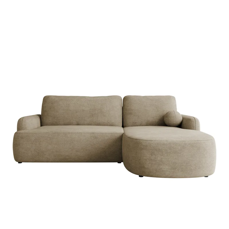 Branrel 4-seters Sovesofa med Divan Høyre, Beige