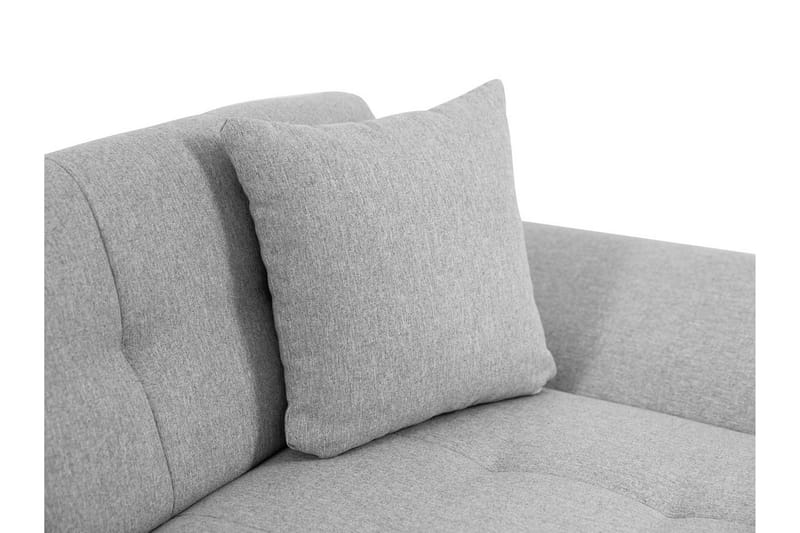 Branstad Hjørnesofa Høyre - Grå - Møbler - Sofaer - Fløyelssofaer