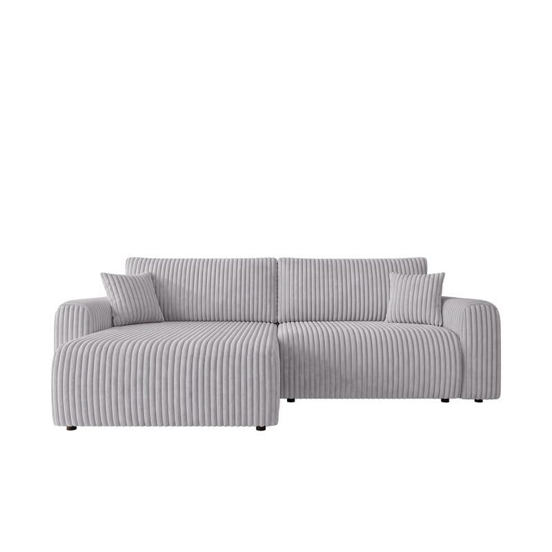 Brenor 3-seters sovesofa med divan, venstrevendt, lysegrå