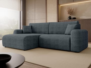 Brenor Sovesofa med sjeselong 3-seter - Brun - Møbler - Sofaer - Sovesofaer - Sovesofa divan
