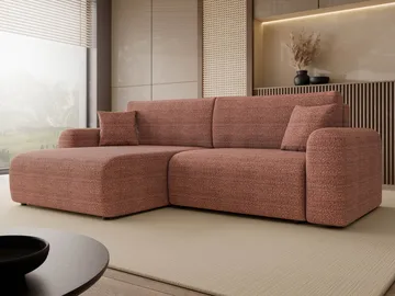 Brenor Sovesofa med sjeselong 3-seter - Rød - Møbler - Sofaer - Sovesofaer - Sovesofa divan
