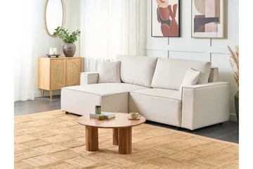 Brian Hjørnesovesofa 3-seter - Beige - Møbler - Sofaer - Sovesofaer - Hjørnesovesofa