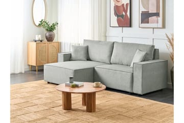 Brian Hjørnesovesofa 3-seter - Grå - Møbler - Sofaer - Sovesofaer - Hjørnesovesofa