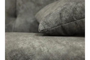 Bunty Sovesofa med Sjeselong 3-seter - Mørkegrå / Lysegrå - Møbler - Sofaer - Sovesofaer - Sovesofa divan