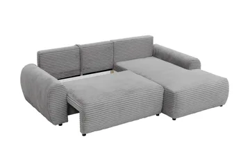 Burman Sovesofa med Sjeselong 3-seter i Manchester - Beige - Møbler - Sofaer - Sovesofaer - Sovesofa divan