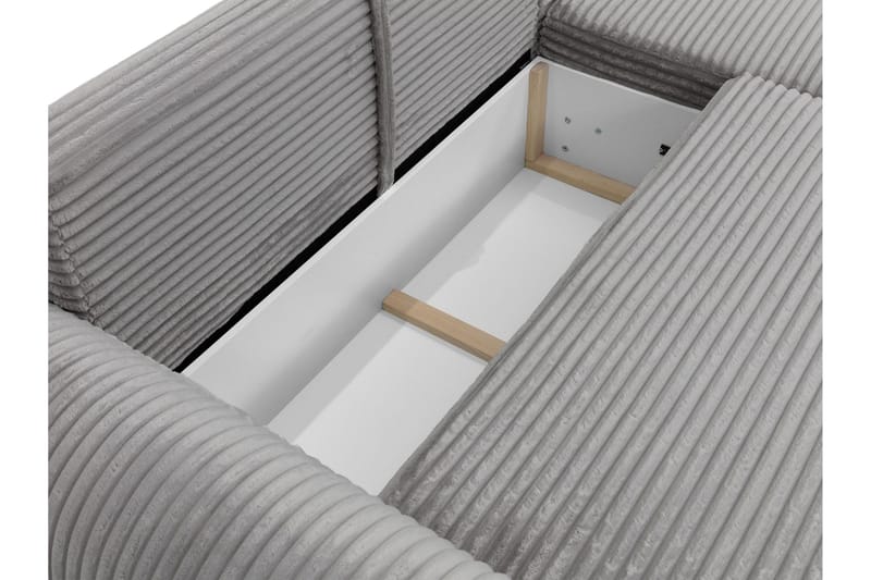 Burman Sovesofa med Sjeselong 3-seter i Manchester - Beige - Møbler - Sofaer - Sovesofaer - Sovesofa divan