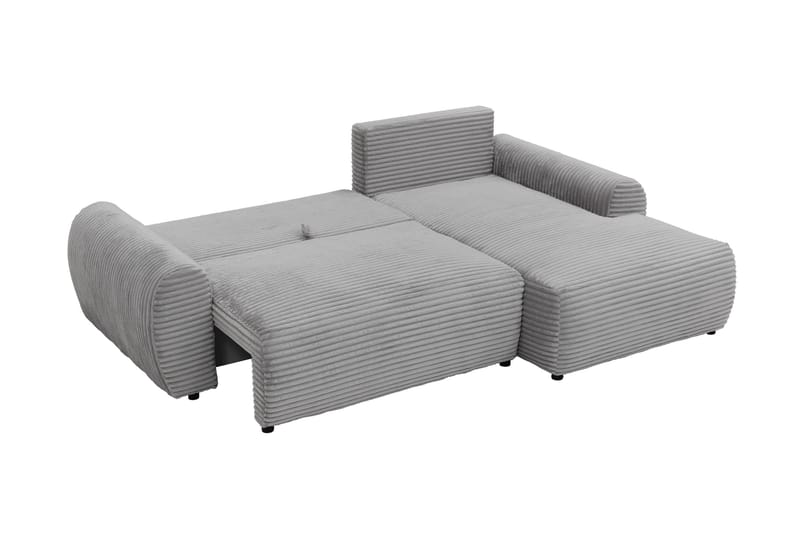 Burman Sovesofa med Sjeselong 3-seter i Manchester - Brun - Møbler - Sofaer - Sovesofaer - Sovesofa divan