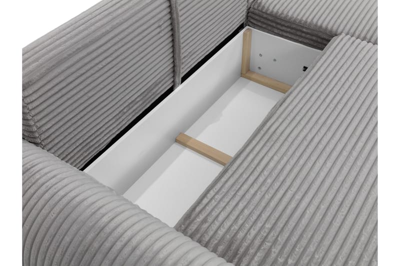 Burman Sovesofa med Sjeselong 3-seter i Manchester - Brun - Møbler - Sofaer - Sovesofaer - Sovesofa divan