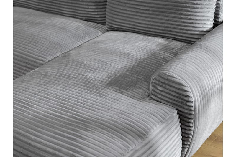 Burman Sovesofa med Sjeselong 3-seter i Manchester - Brun - Møbler - Sofaer - Sovesofaer - Sovesofa divan