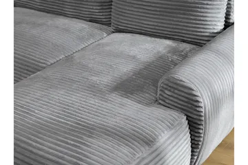 Burman Sovesofa med Sjeselong 3-seter i Manchester - Brun - Møbler - Sofaer - Sovesofaer - Sovesofa divan