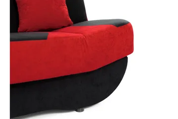 Burralla 3-seters Rektangulær Sovesofa 118x184 cm med Oppbevaring i Stoff - Grå - Møbler - Sofaer - Sovesofaer - 3 seters sovesofa