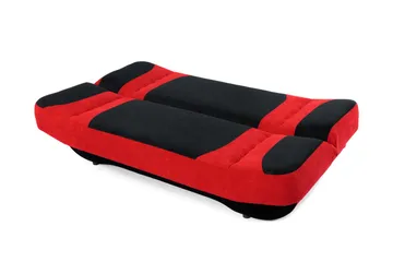 Burralla 3-seters Rektangulær Sovesofa 118x184 cm med Oppbevaring i Stoff - Grå - Møbler - Sofaer - Sovesofaer - 3 seters sovesofa