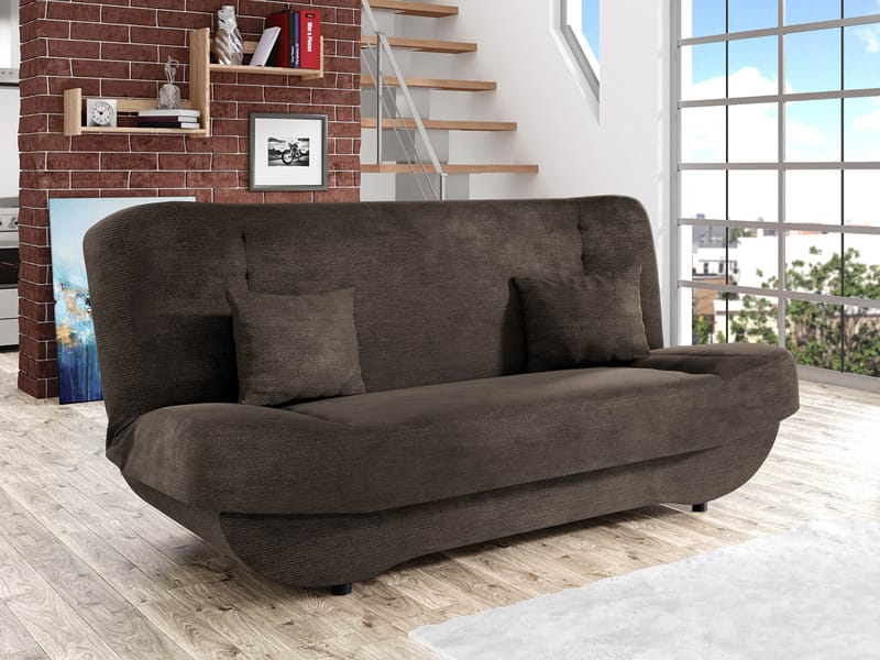 Burralla 3-seters sovesofa - brun - Møbler - Sofaer - Sovesofaer - 2 seters sovesofa