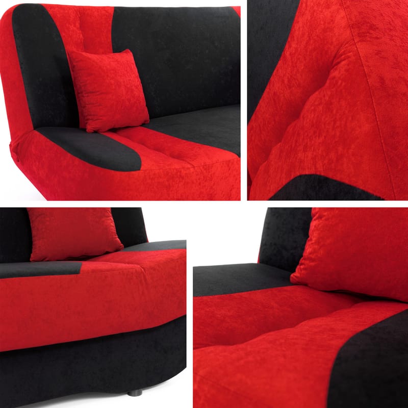 Burralla 3-seters sovesofa - grå - Møbler - Sofaer - Sovesofaer - 2 seters sovesofa
