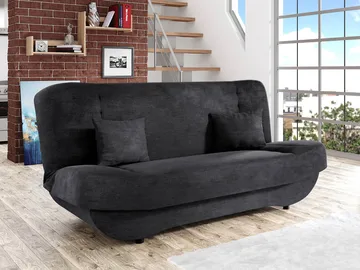 Burralla 3-seters sovesofa - svart - Møbler - Sofaer - Sovesofaer - 2 seters sovesofa
