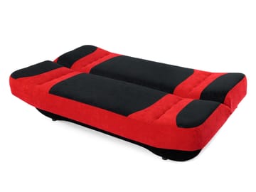 Burralla 3-seters sovesofa - svart - Møbler - Sofaer - Sovesofaer - 2 seters sovesofa