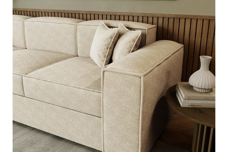 Bysantinsk 3-Seters Sovesofa - Beige - Møbler - Sofaer - Sovesofaer - 3 seters sovesofa