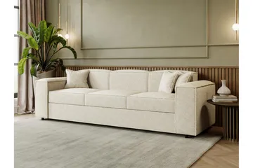 Bysantinsk 3-Seters Sovesofa - Beige - Møbler - Sofaer - Sovesofaer - 3 seters sovesofa