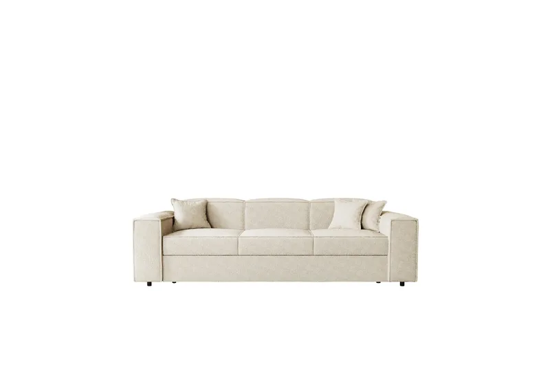 Bysantinsk 3-Seters Sovesofa - Beige - Møbler - Sofaer - Sovesofaer - 3 seters sovesofa