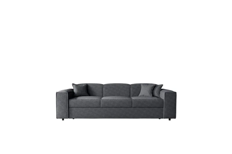 Bysantinsk 3-Seters Sovesofa, Grå