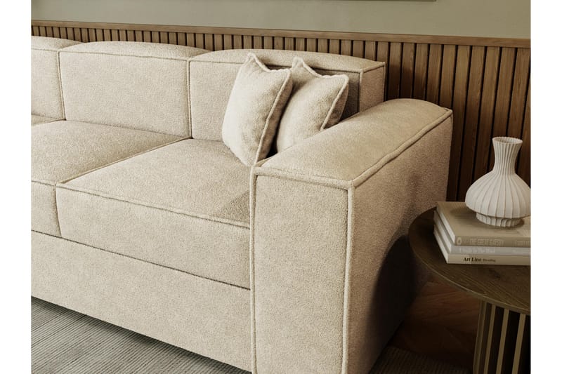 Bysantinsk 3-Seters Sovesofa - Grå - Møbler - Sofaer - Sovesofaer - 3 seters sovesofa