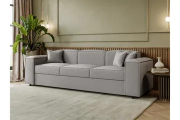 Bysantinsk 3-Seters Sovesofa - Grå - Møbler - Sofaer - Sovesofaer - 3 seters sovesofa