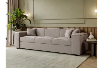 Bysantinsk 3-Seters Sovesofa - Grå - Møbler - Sofaer - Sovesofaer - 3 seters sovesofa