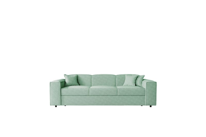 Bysantinsk 3-Seters Sovesofa - Grønn - Møbler - Sofaer - Sovesofaer - 3 seters sovesofa