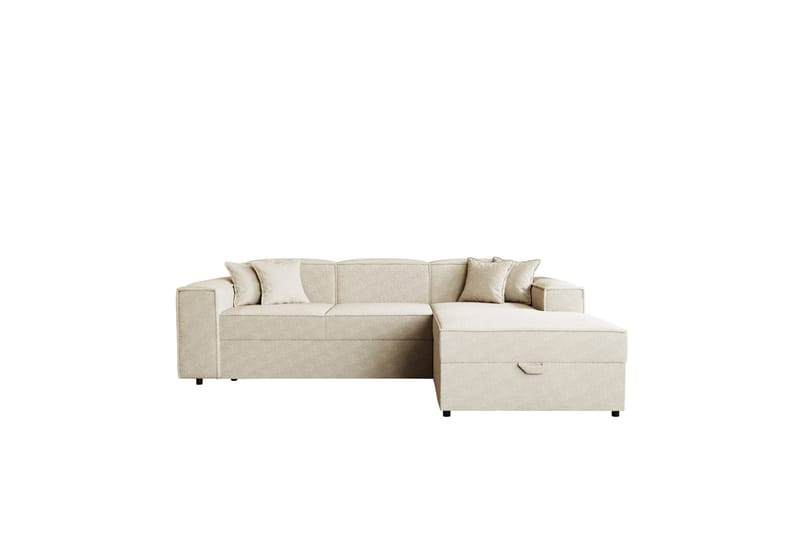 Bysantinsk Sovesofa Med 3-Seters Divan - Beige - Møbler - Sofaer - Sovesofaer - Sovesofa divan