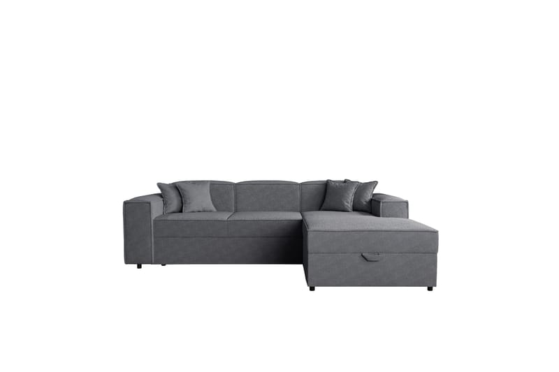 Bysantinsk Sovesofa Med 3-Seters Divan - Grå - Møbler - Sofaer - Sovesofaer - Sovesofa divan