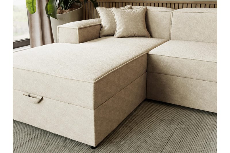 Bysantinsk Sovesofa Med 3-Seters Divan - Grå - Møbler - Sofaer - Sovesofaer - Sovesofa divan