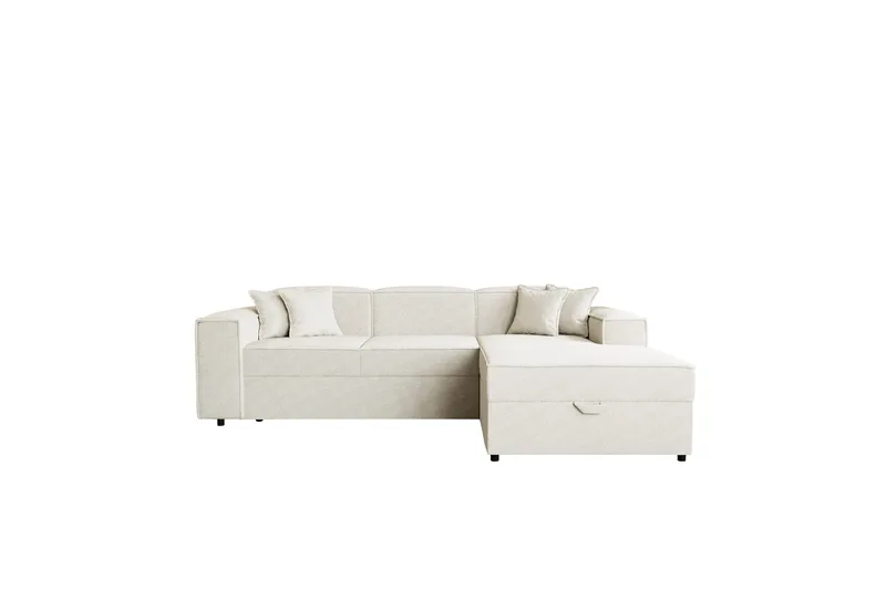 Bysantinsk Sovesofa Med 3-Seters Divan, Hvit