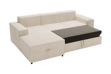 Bysantinsk Sovesofa Med 3-Seters Divan - Hvit - Møbler - Sofaer - Sovesofaer - Sovesofa divan