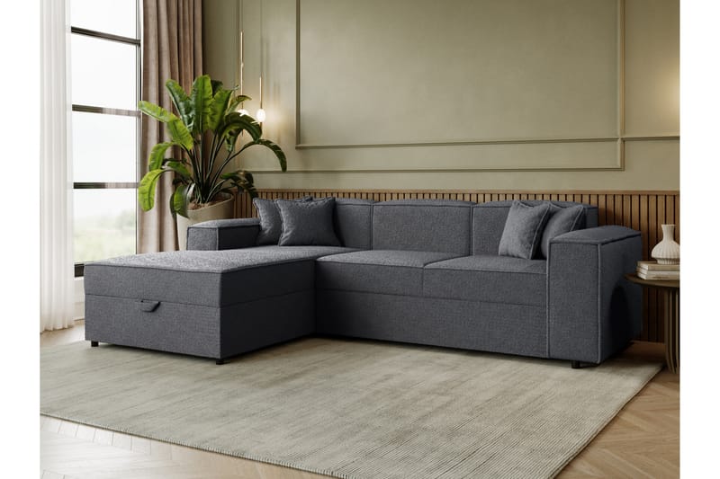 Bysantinsk Sovesofa Med 3-Seters Divan - Hvit - Møbler - Sofaer - Sovesofaer - Sovesofa divan